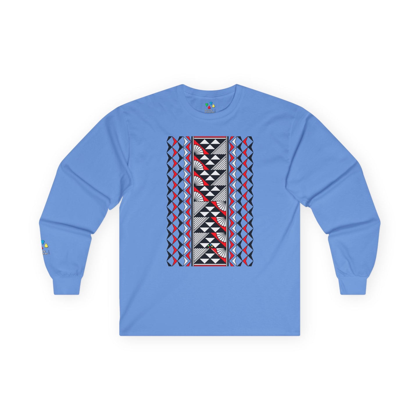 Sun and Rain in Red Unisex Long Sleeve Tee