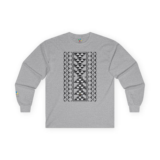 Sun and Rain in Gray Unisex Long Sleeve Tee