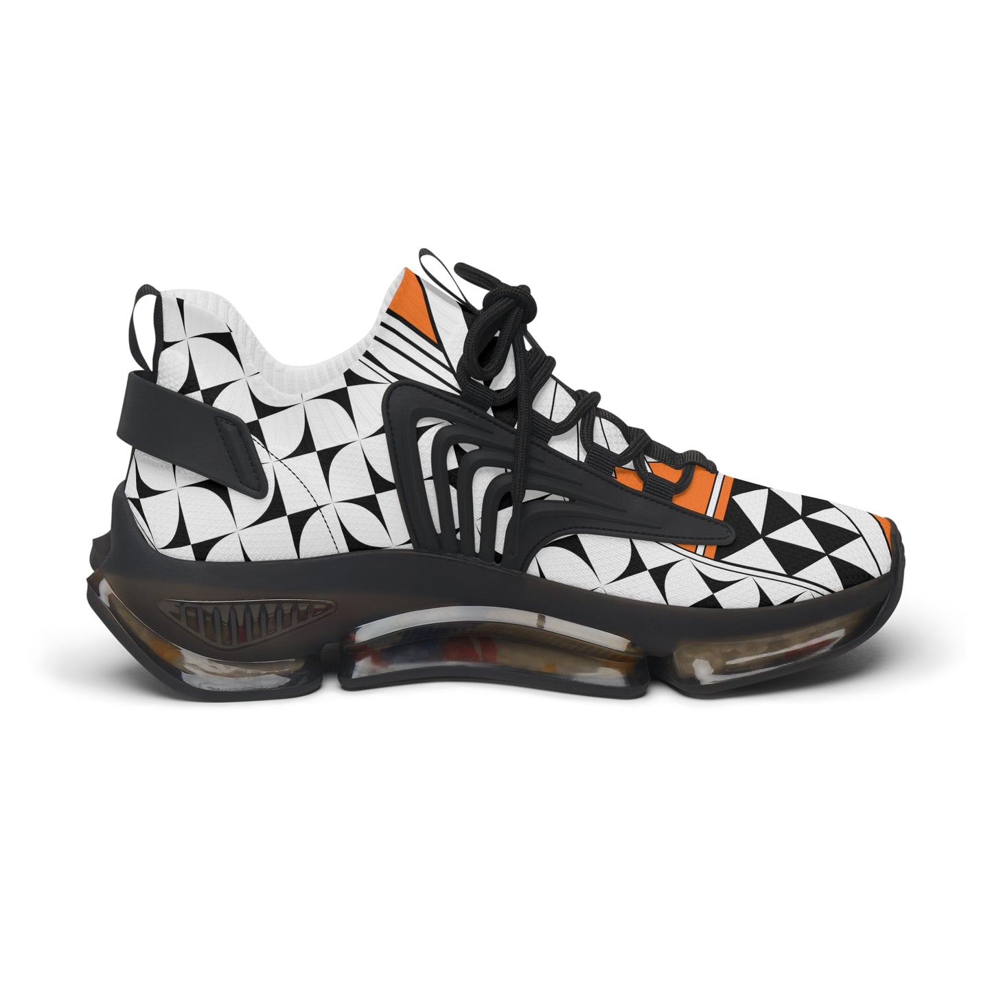 Southwest Sunrise in Orange Women's Mesh Sneakers