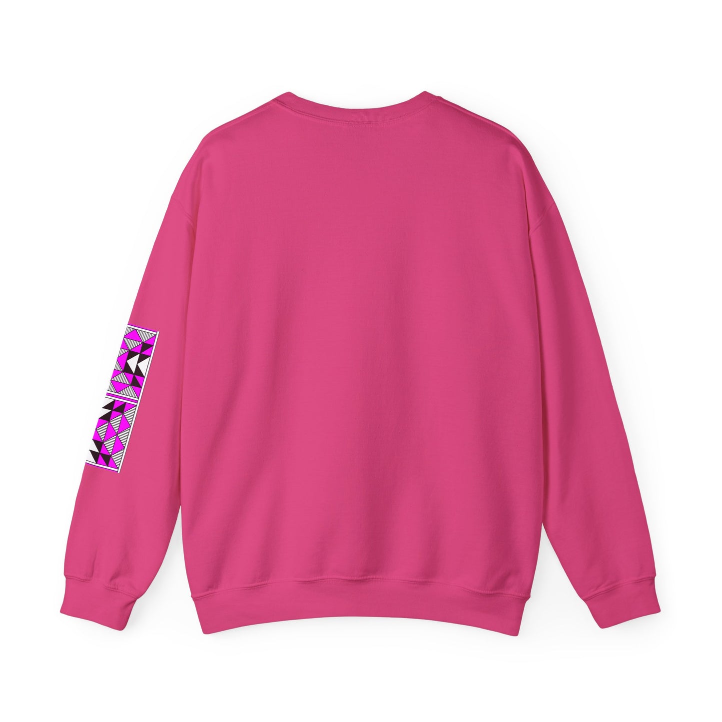 Sacred Mountains in Pink Unisex Sweatshirt