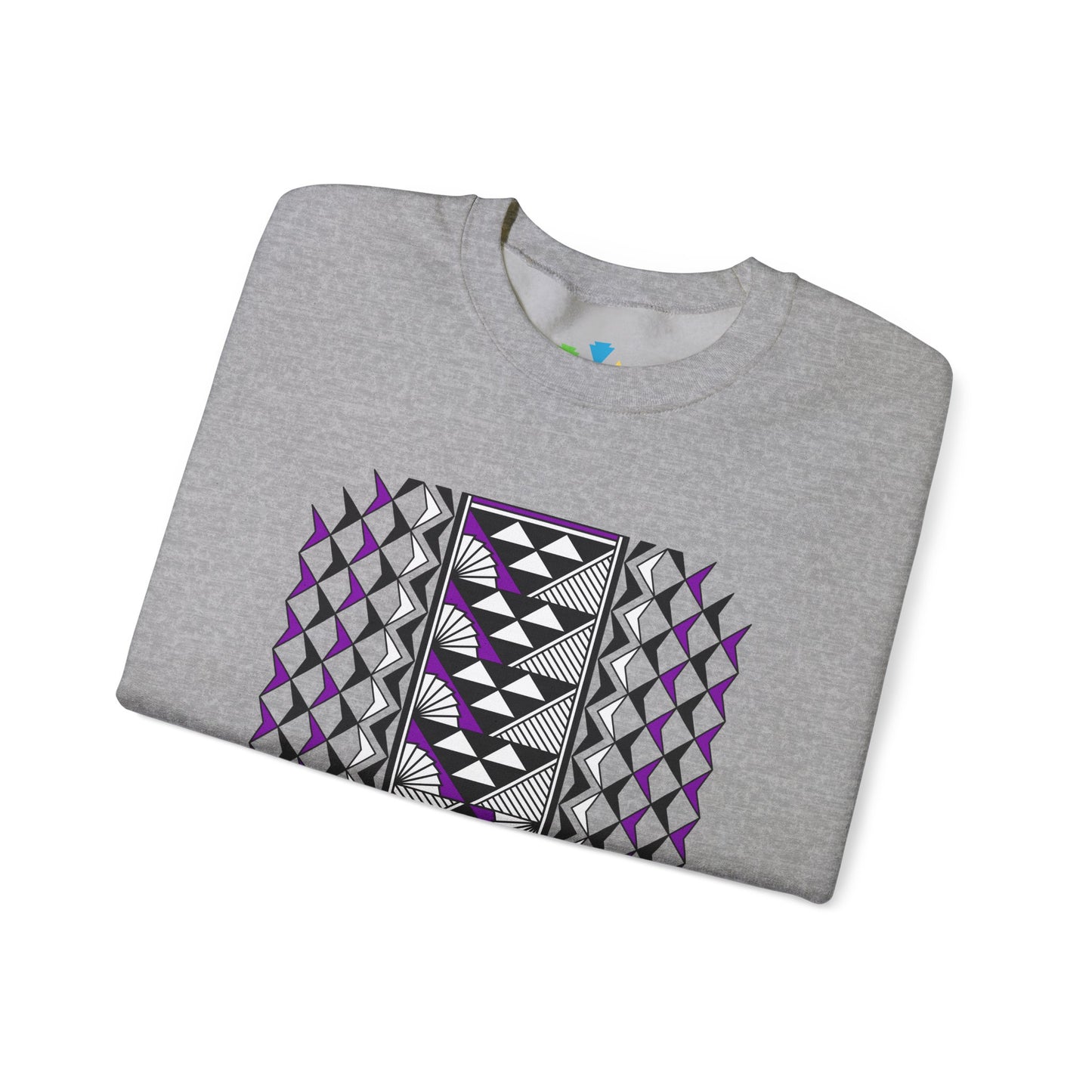 Sun and Rain in Purple Unisex Sweatshirt