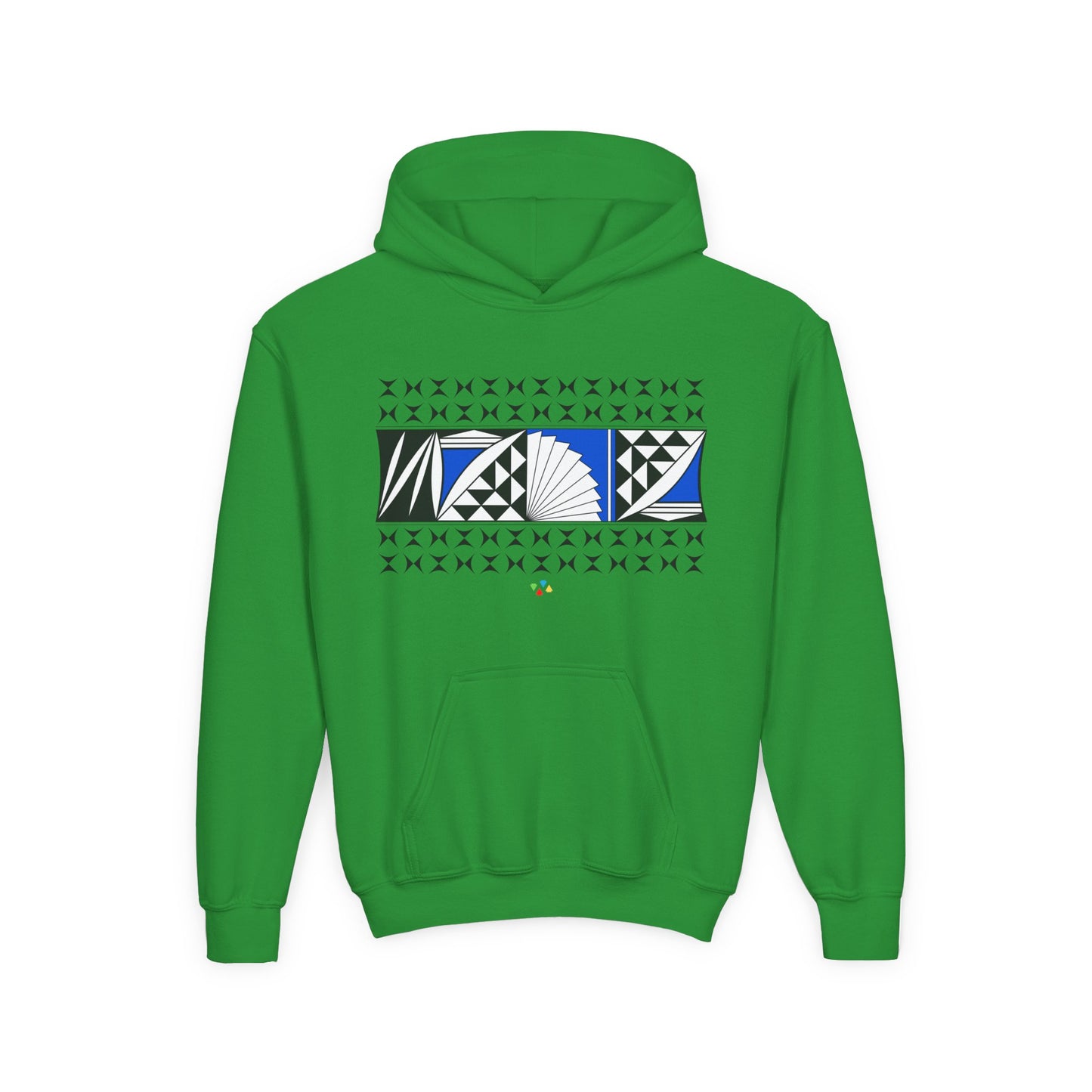 Blue Southwest Sunrise Youth Heavy Blend Hooded Sweatshirt