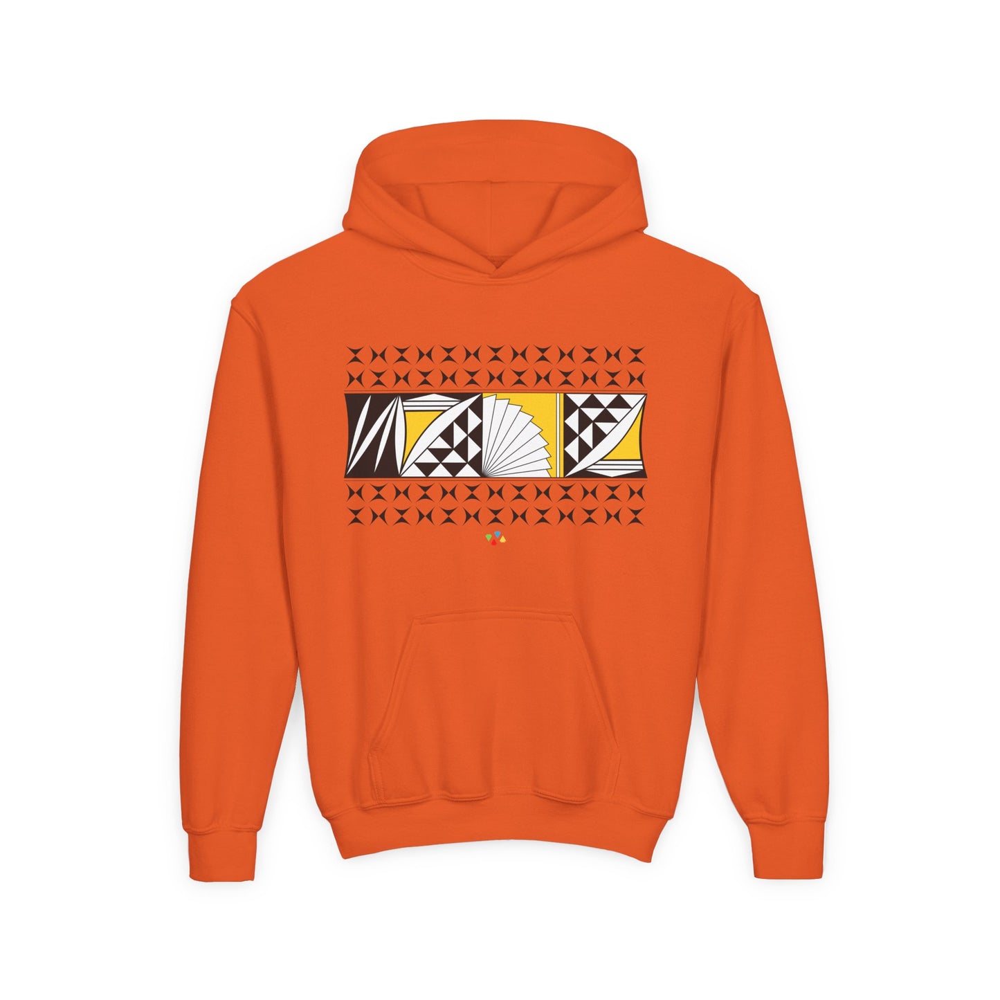 Yellow Southwest Sunrise Youth Heavy Blend Hooded Sweatshirt