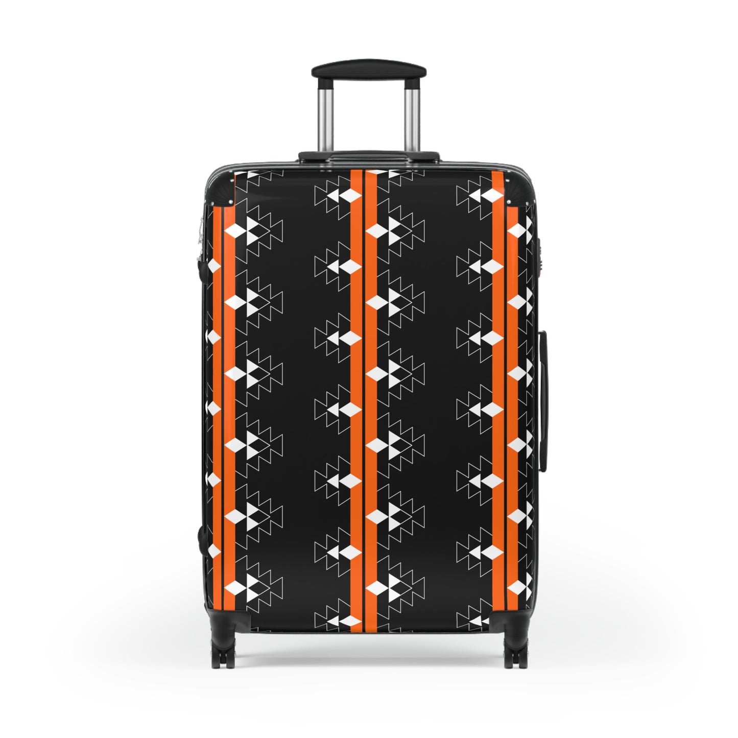 Orange Native Woven Stories Suitcases