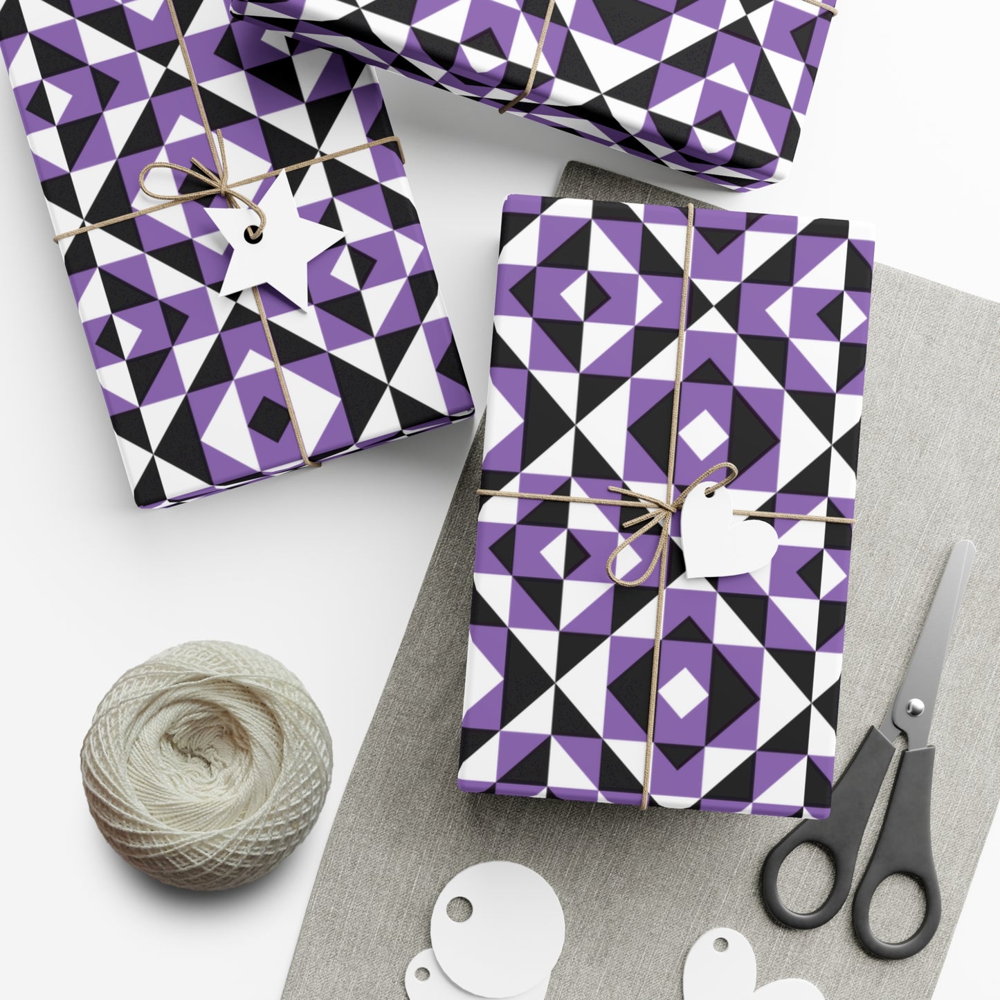 Light Purple Sacred Mountains Gift Wrap Papers