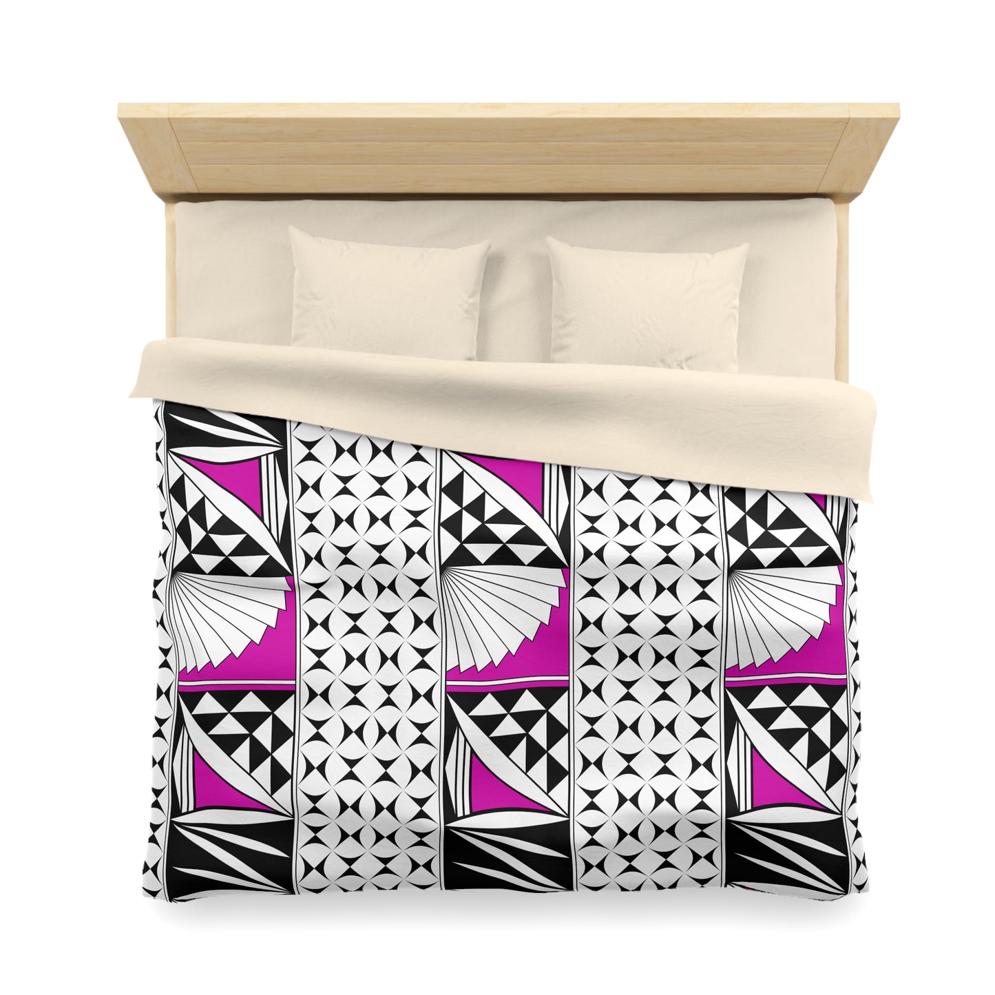 Southwest Sunrise in Pink Microfiber Duvet Cover