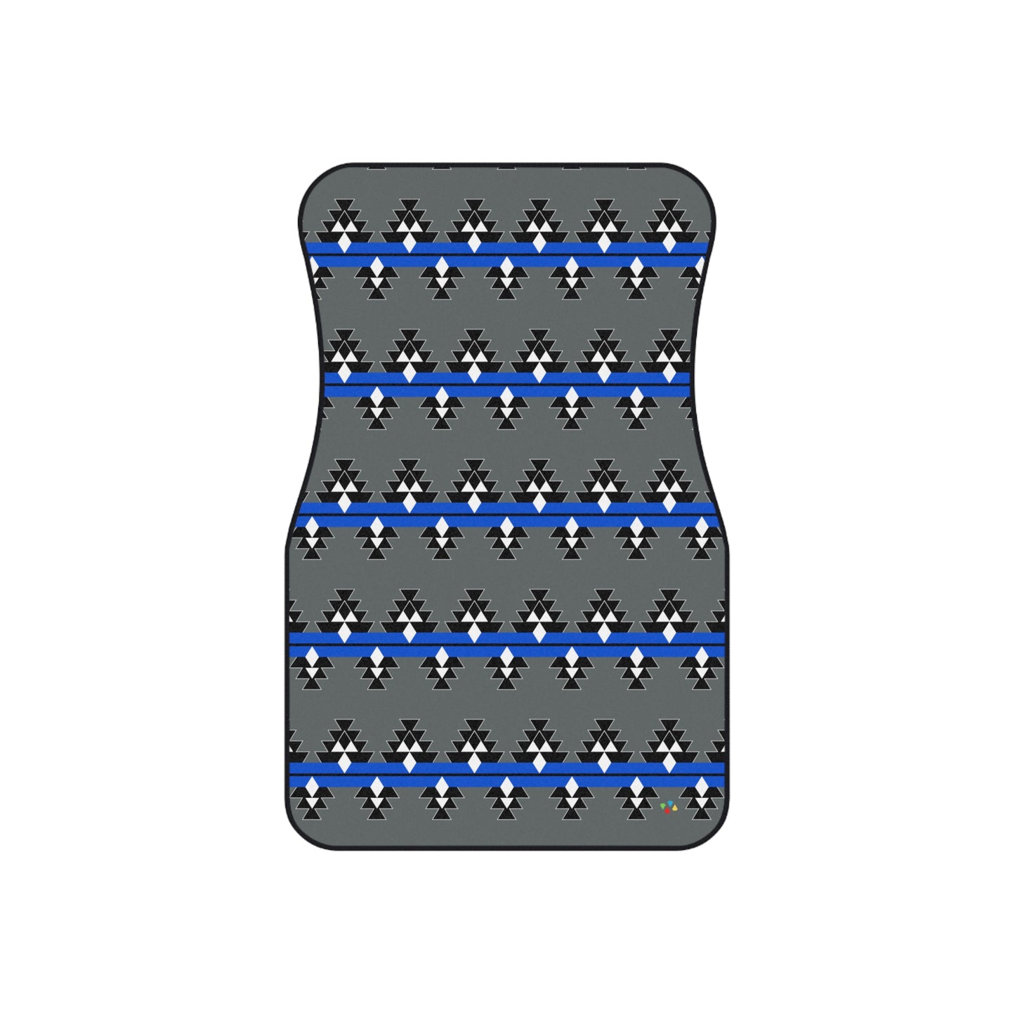 Blue Native Woven Stories Car Mats (Set of 4)