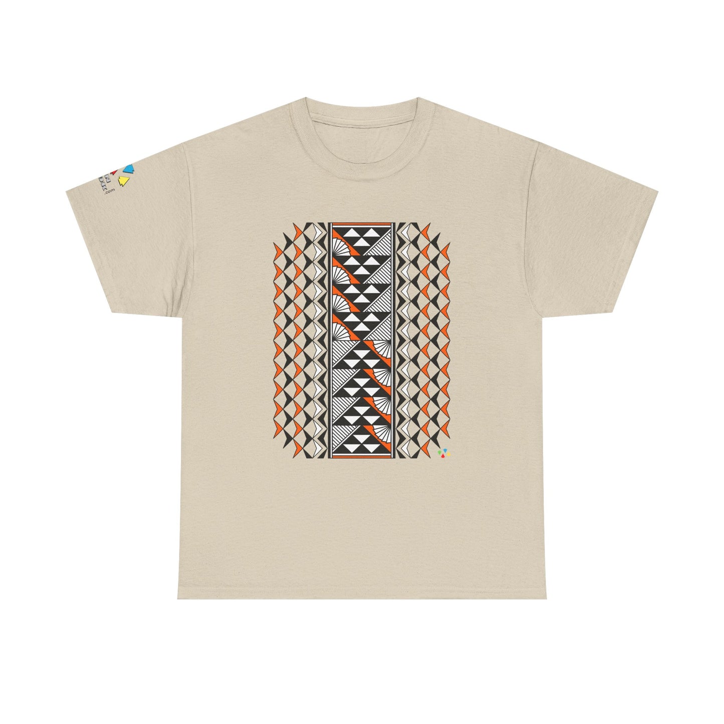 Sun and Rain in Orange Gildan Unisex Tee