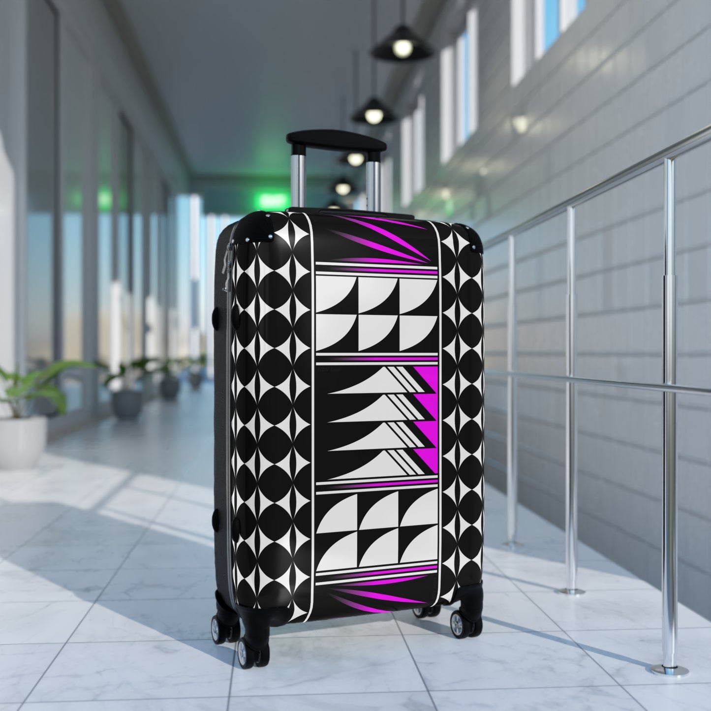 Blessed Feathers in Pink Suitcases