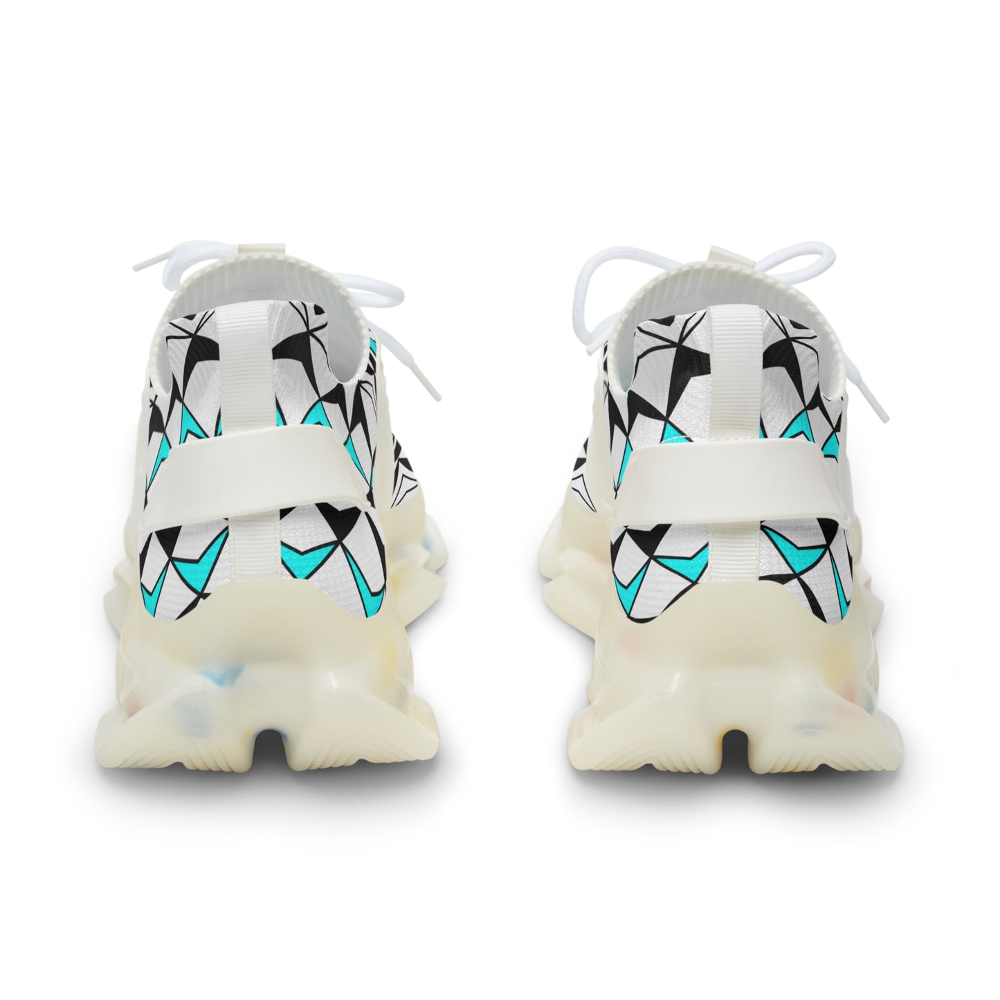Sun and Rain in Turquoise Men's Mesh Sneakers