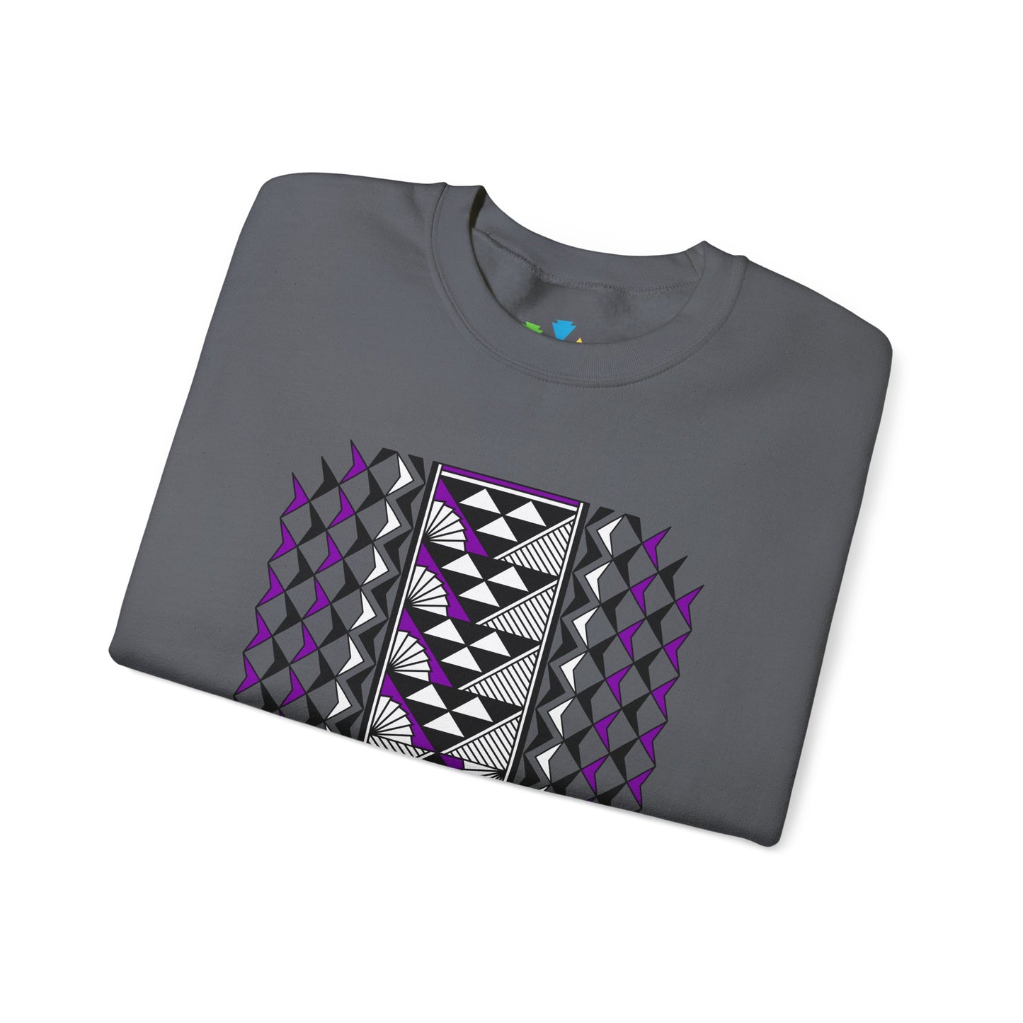 Sun and Rain in Purple Unisex Sweatshirt