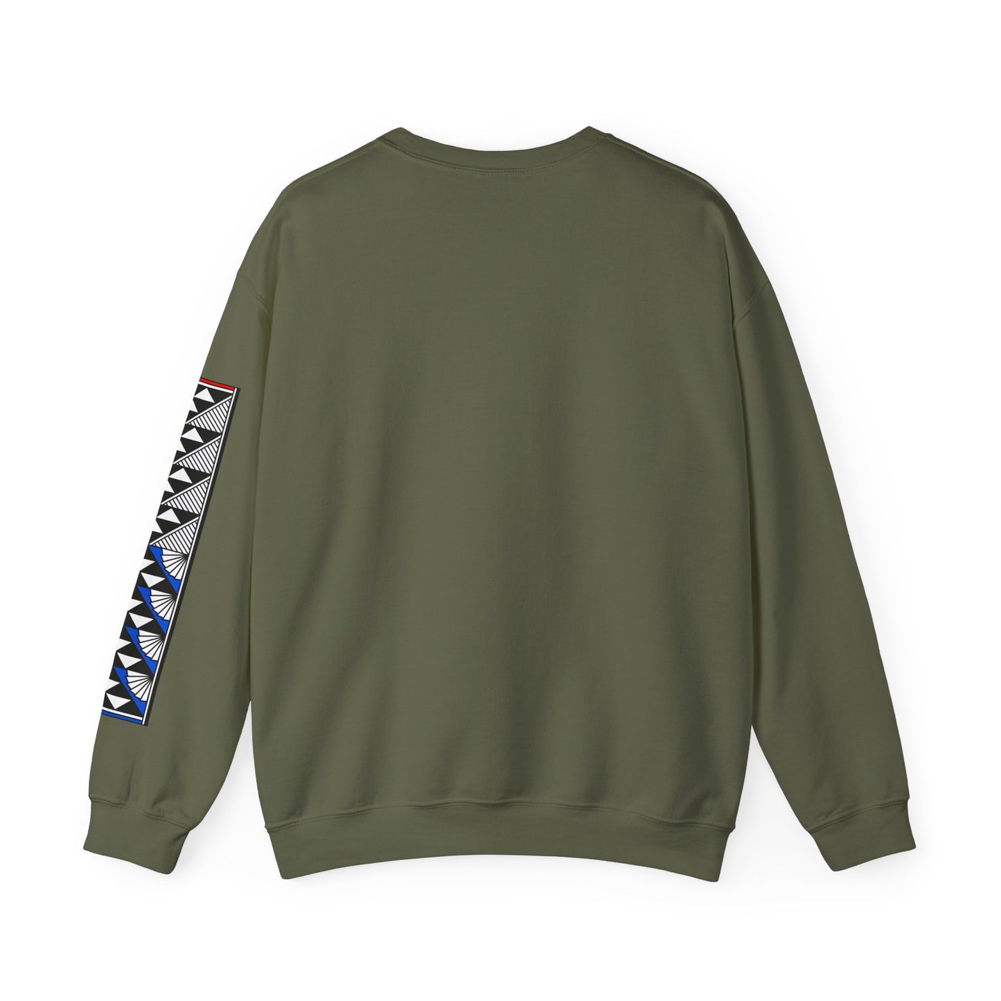 Sun and Rain in Red/White/Blue Unisex Sweatshirt