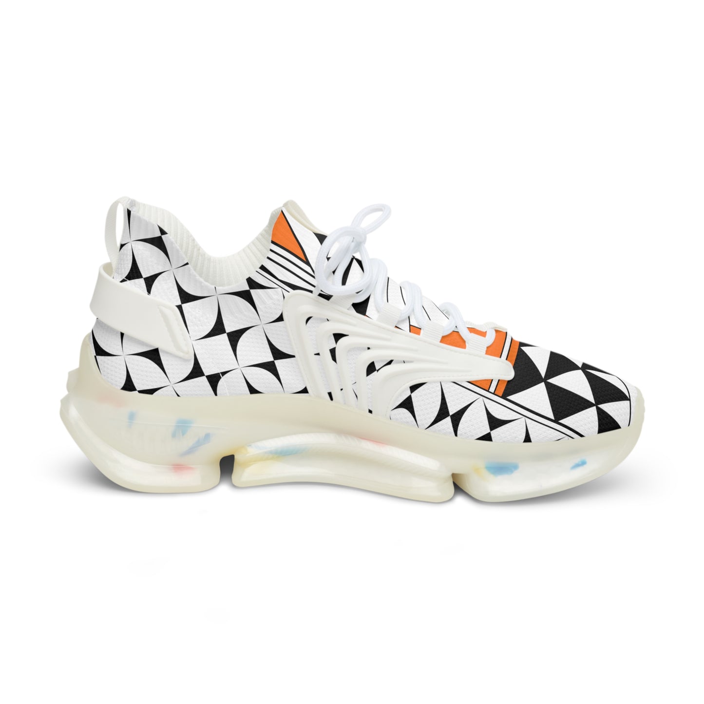 Southwest Sunrise in Orange Men's Mesh Sneakers