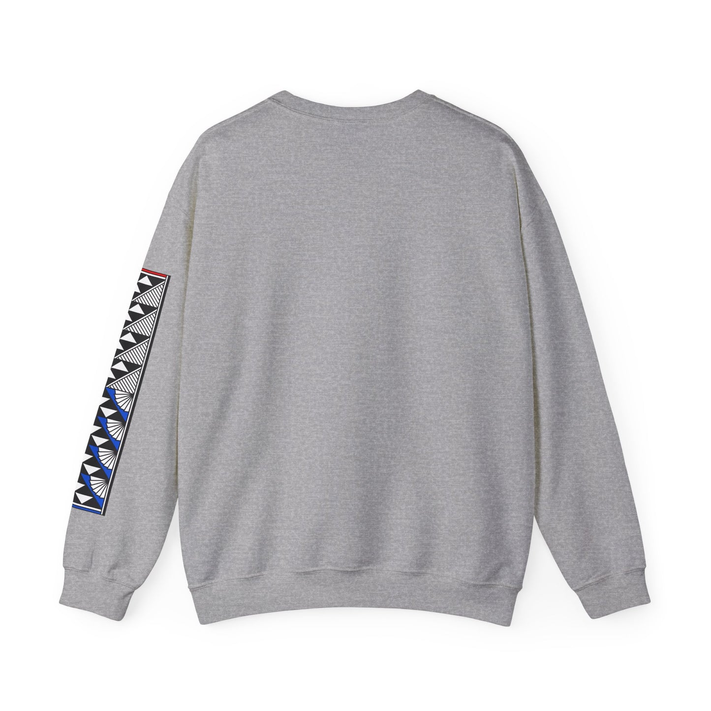 Sun and Rain in Red/White/Blue Unisex Sweatshirt