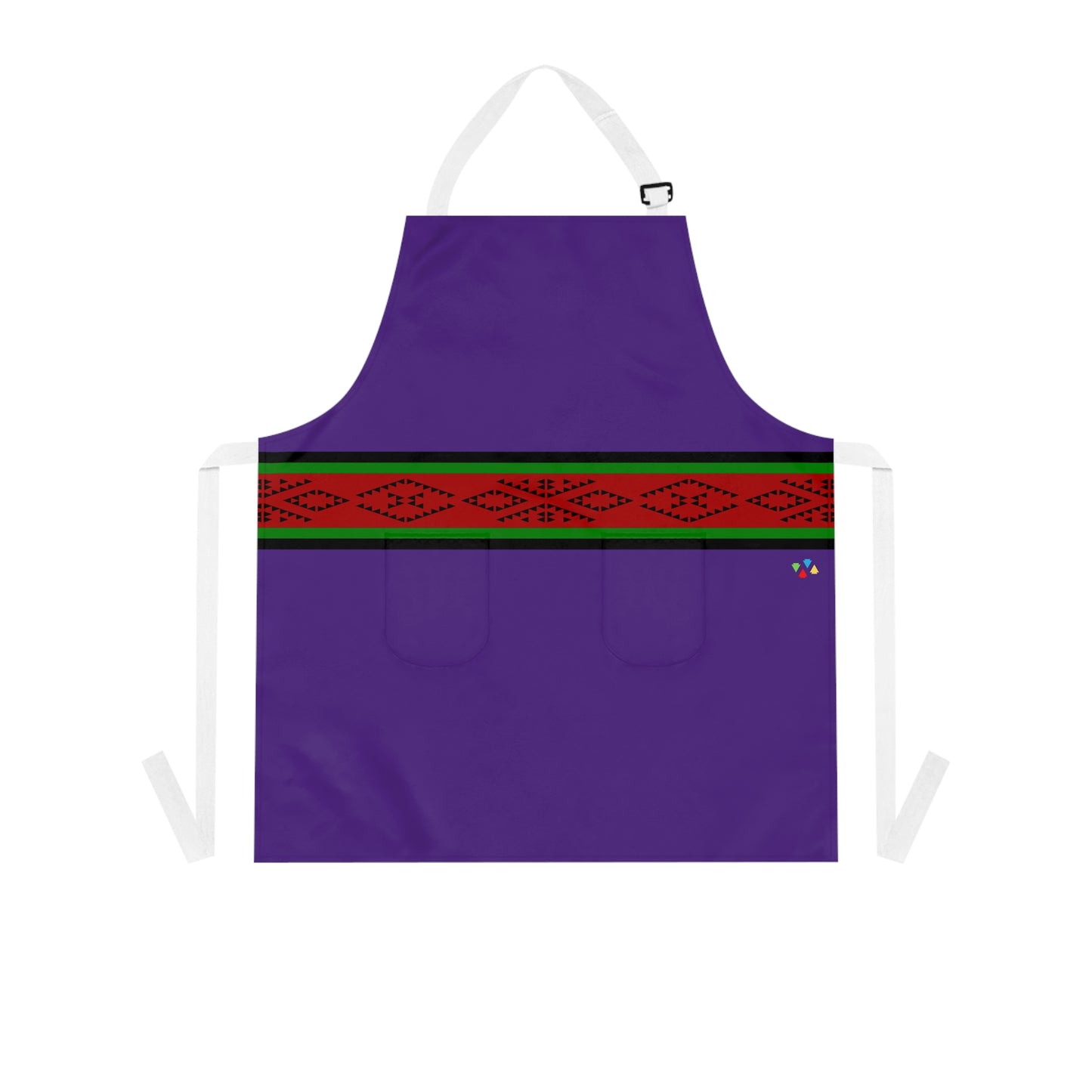 Dark Purple Belt of Life Two Pocket Apron