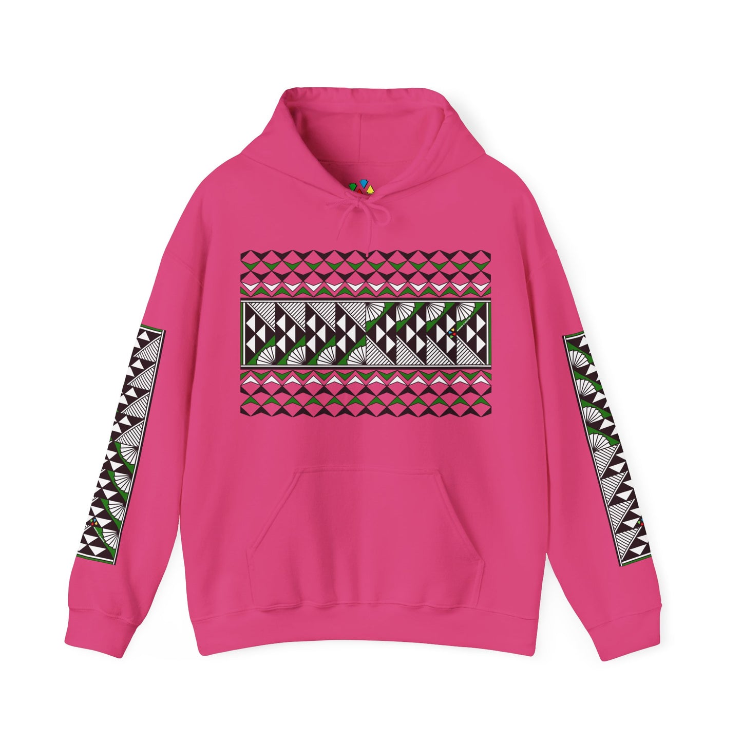 Sun and Rain in Green Unisex Hoodie