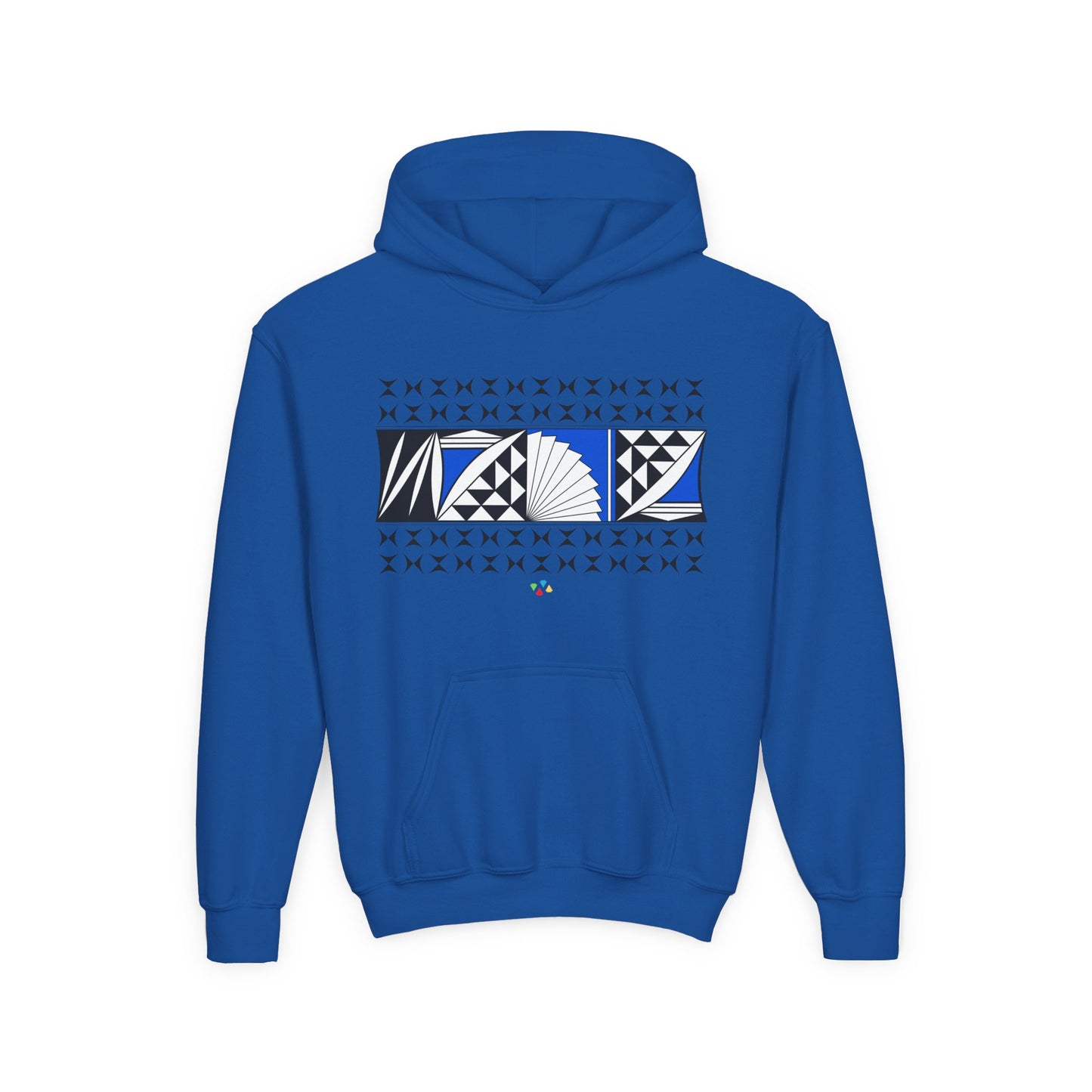 Blue Southwest Sunrise Youth Heavy Blend Hooded Sweatshirt