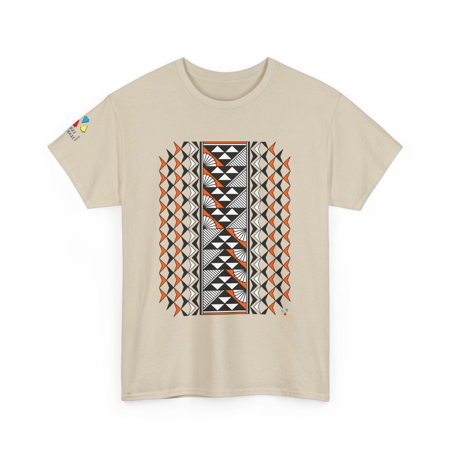 Sun and Rain in Orange Gildan Unisex Tee