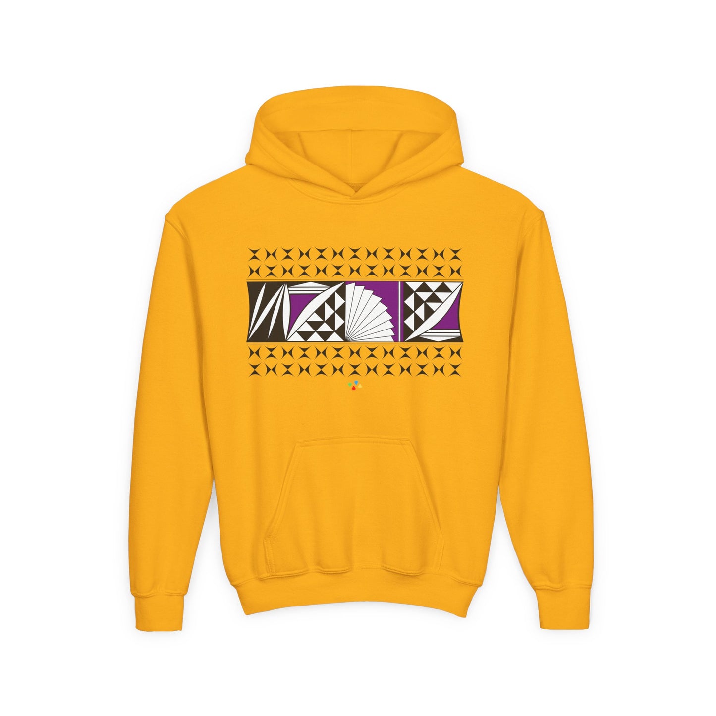 Purple Southwest Sunrise Youth Heavy Blend Hooded Sweatshirt