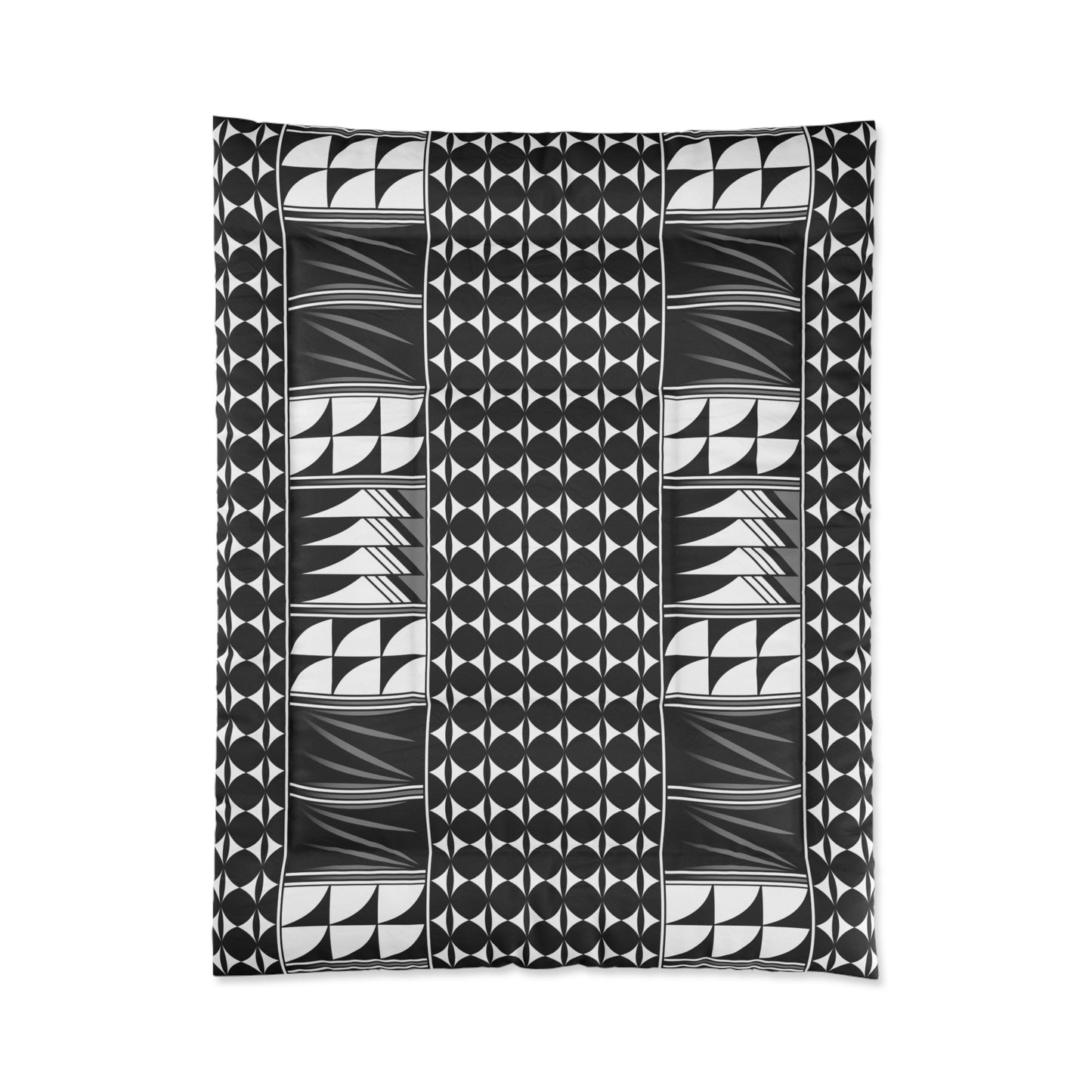 Southwest Feather Blessing in Gray Comforter