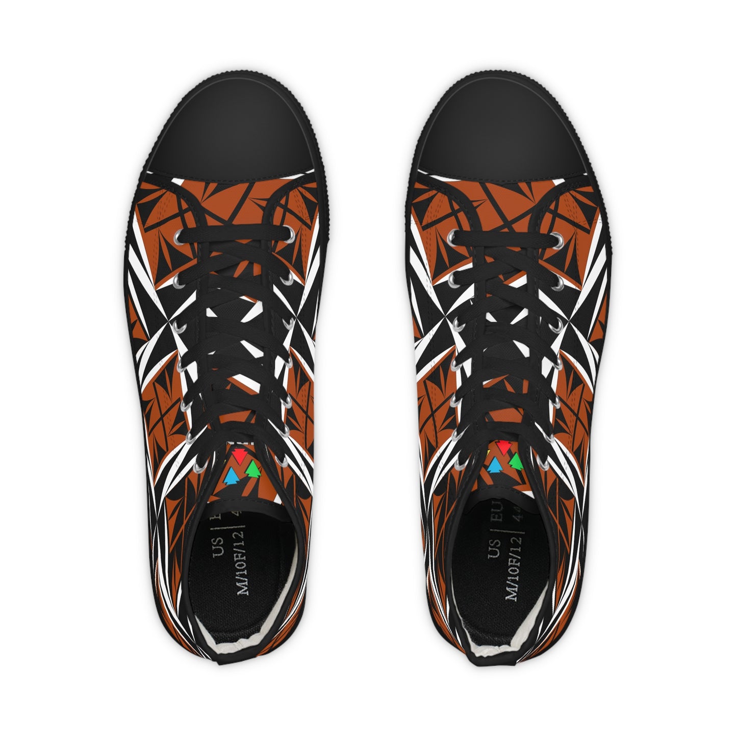Sacred Winds in Rust High Top Sneakers