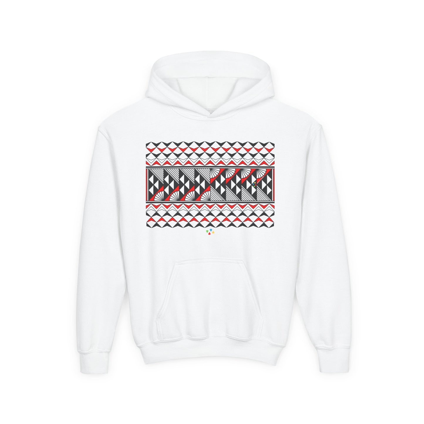 Red Rain and Sun Youth Heavy Blend Hooded Sweatshirt