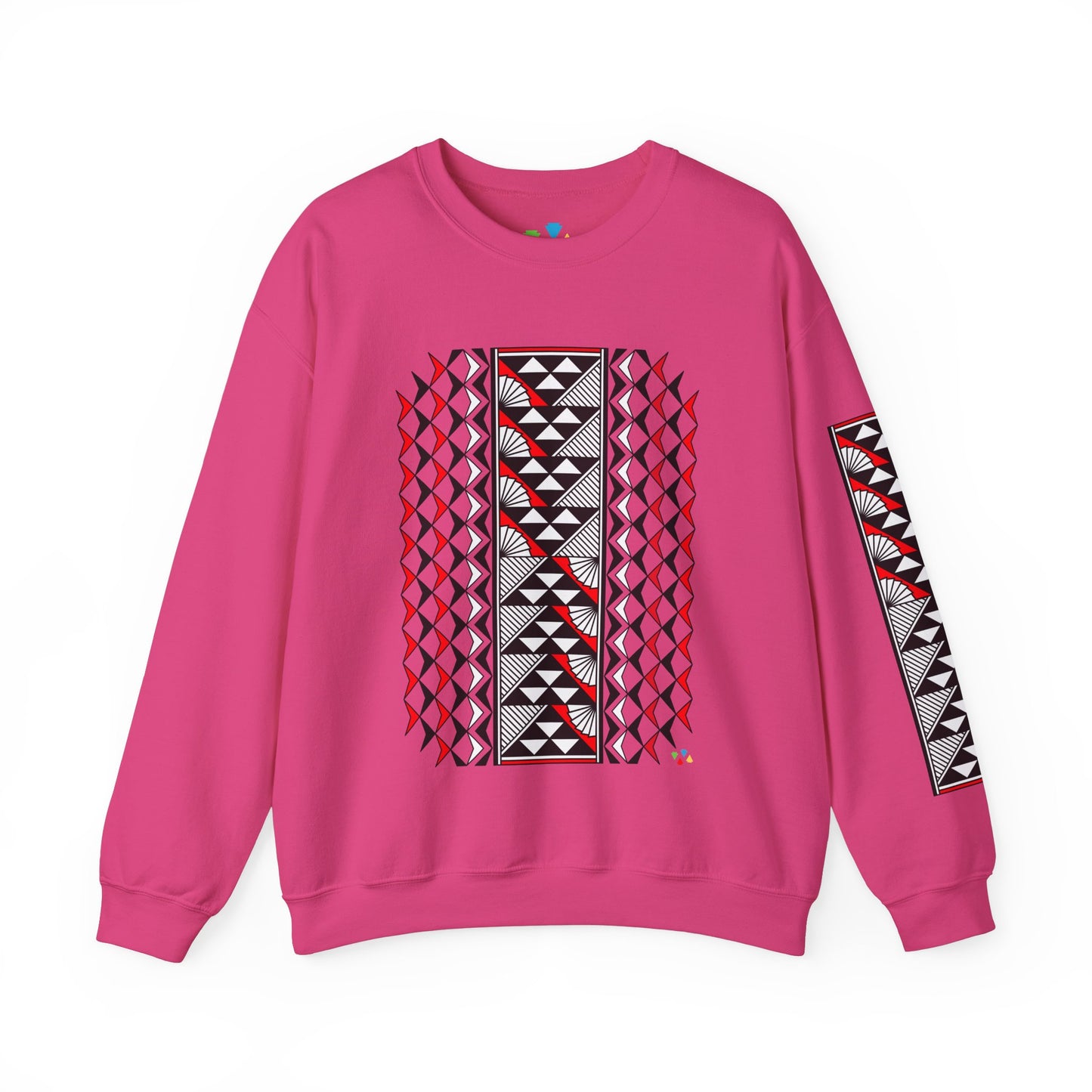 Sun and Rain in Red Unisex Sweatshirt
