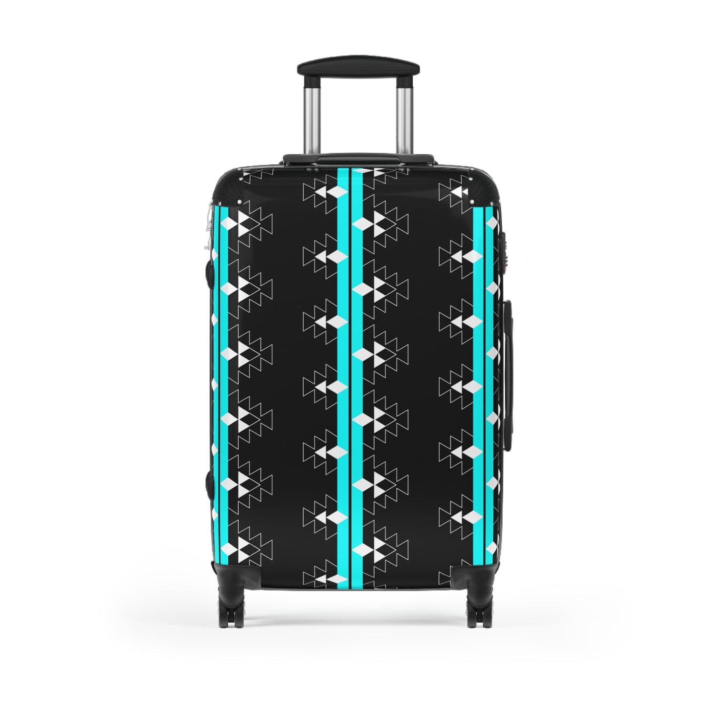 Turquoise Native Woven Stories Suitcases
