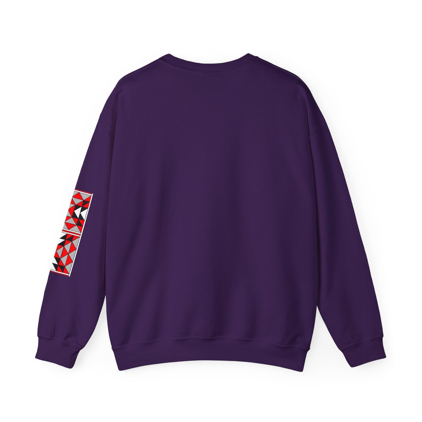 Sacred Mountains in Red Unisex Sweatshirt