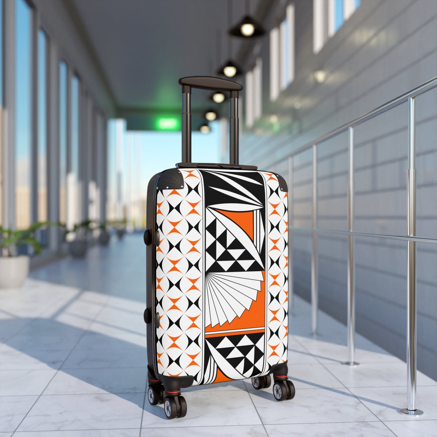 Orange Southwest Sunrise Suitcases