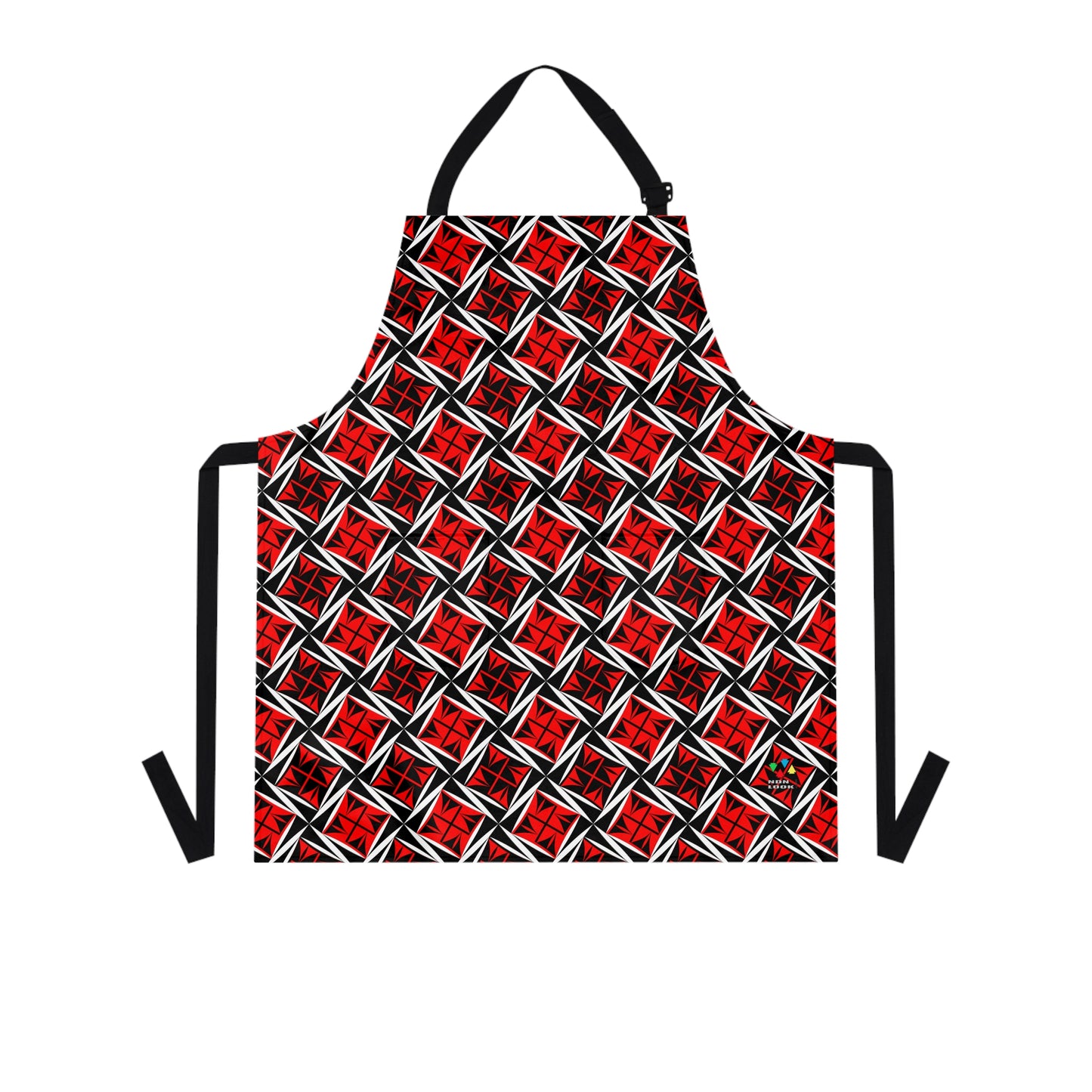 Sacred Winds in Red Two Pocket Apron
