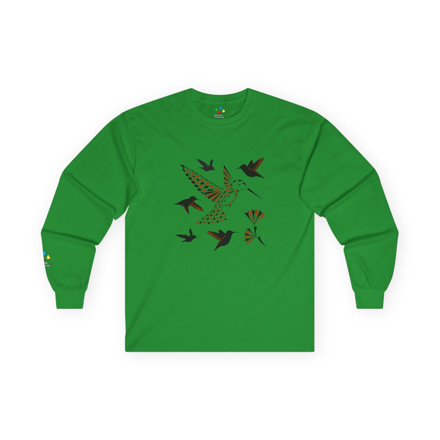 Hummingbird Blessing in Rust Unisex Long Sleeve Tee