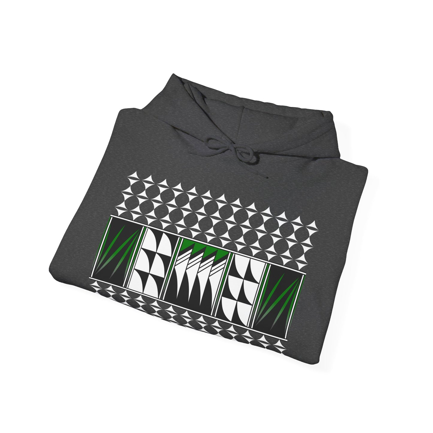 Blessed Feathers in Green Unisex Hoodie