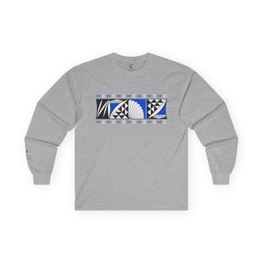 Southwest Sunrise in Blue Unisex Long Sleeve Tee