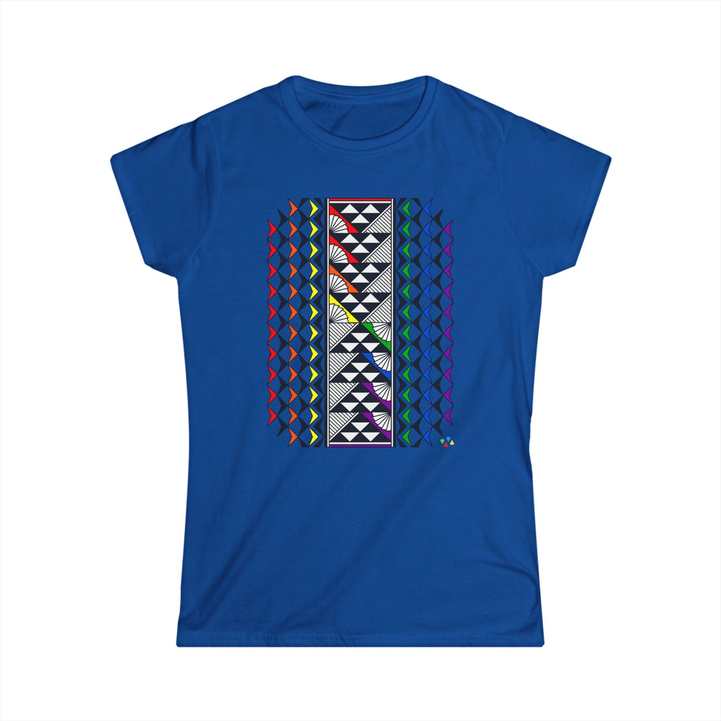 Rainbow Sun and Rain Women's Softstyle Tee