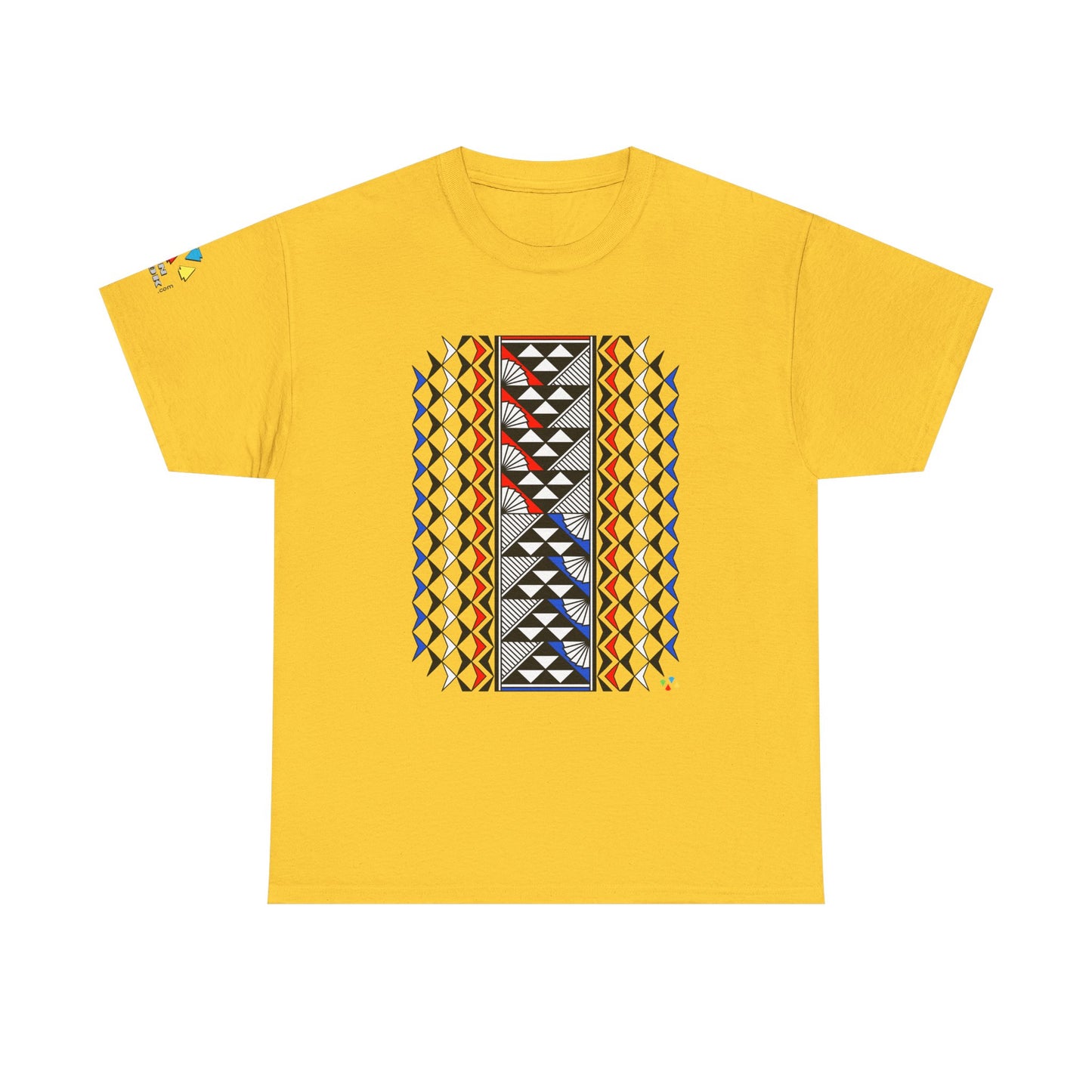 Sun and Rain in Red/White/Blue Gildan Unisex Tee