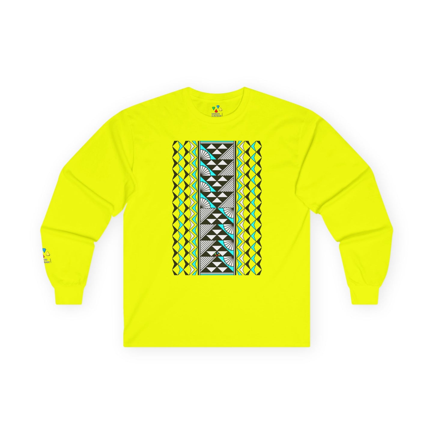 Sun and Rain in Turquoise Unisex Long Sleeve Tee