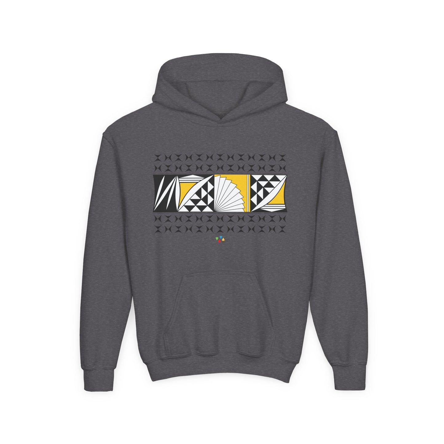 Yellow Southwest Sunrise Youth Heavy Blend Hooded Sweatshirt