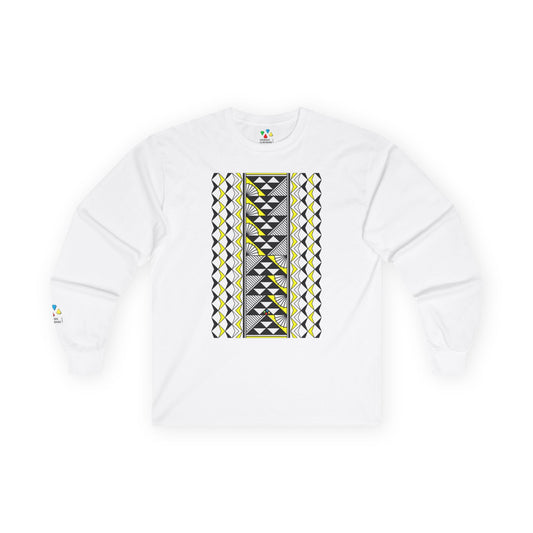 Sun and Rain in Yellow Unisex Long Sleeve Tee