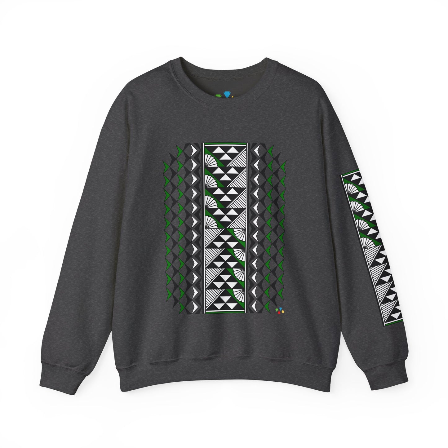 Sun and Rain in Green Unisex Sweatshirt