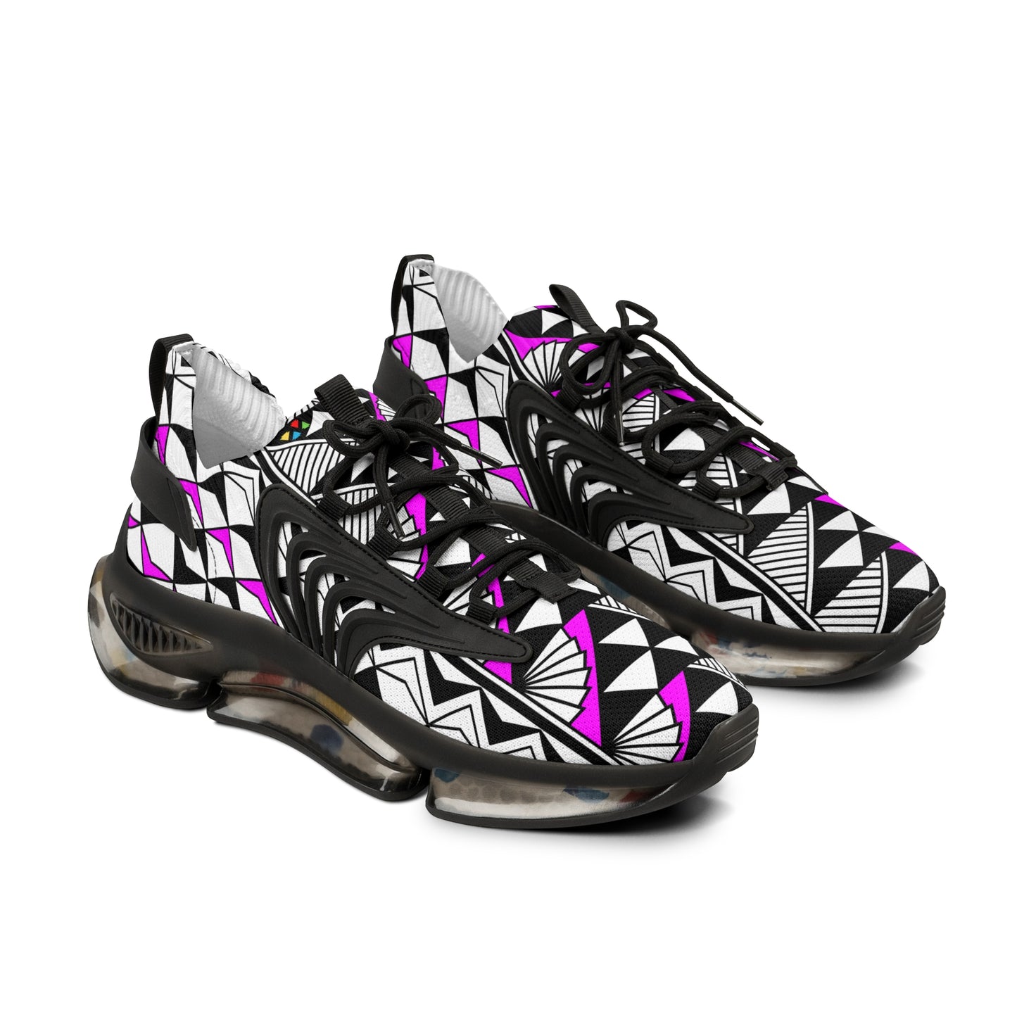 Sun and Rain in Pink Men's Mesh Sneakers