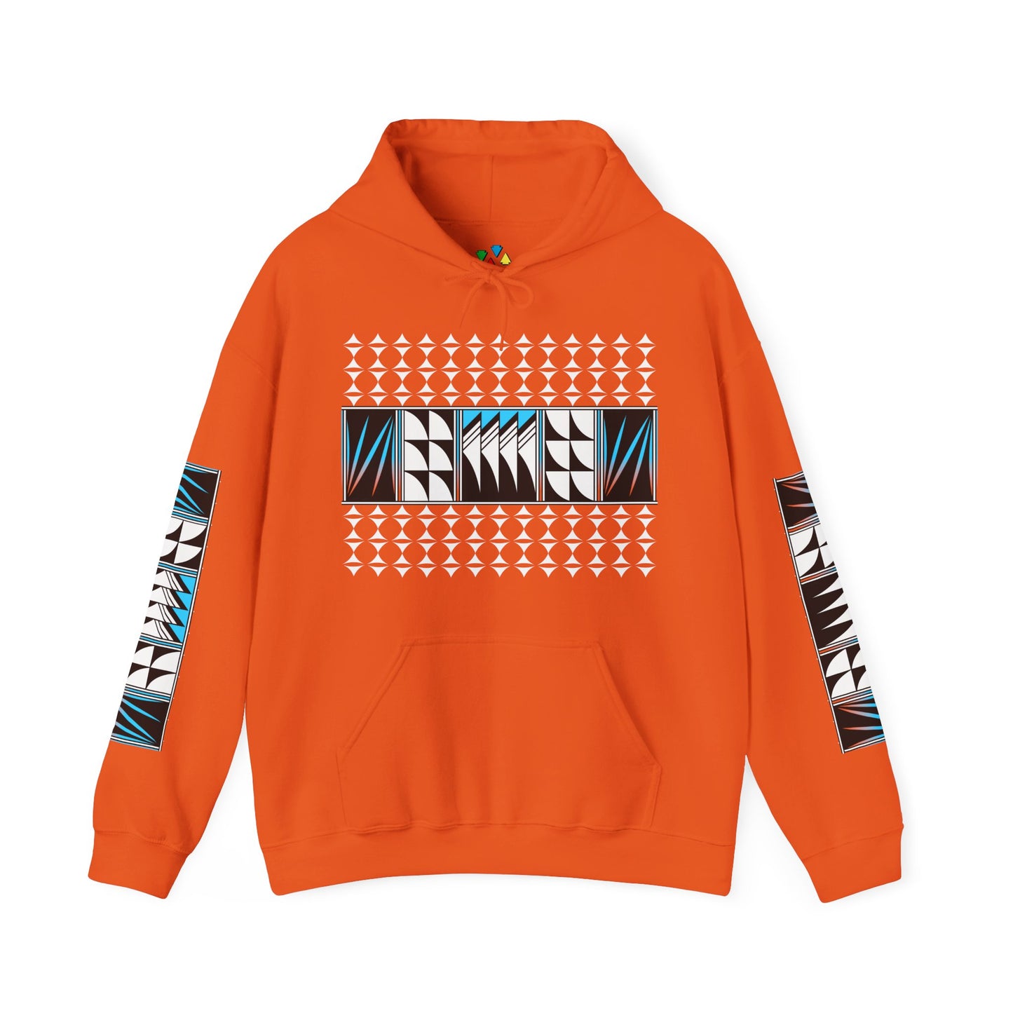 Blessed Feathers in Turquoise Unisex Hoodie