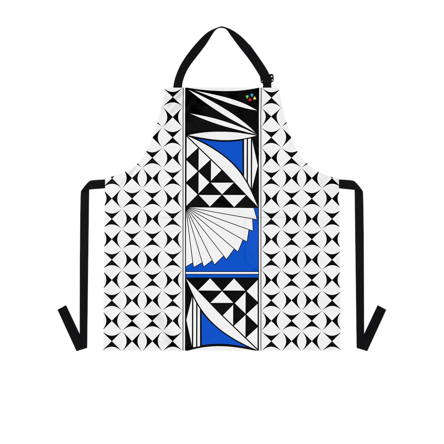 Blue Southwest Sunrise Two Pocket Apron