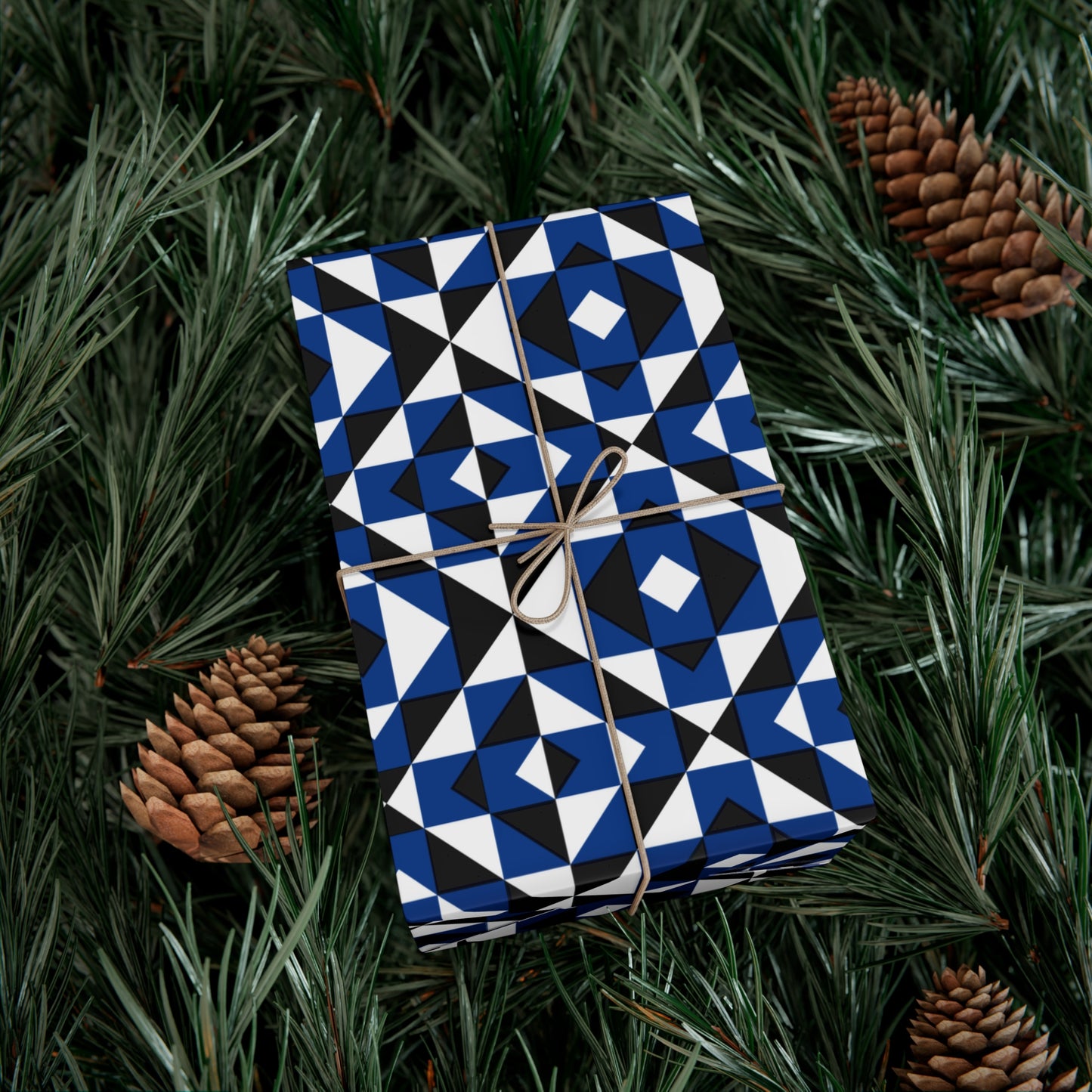 Blue Sacred Mountains Gift Wrap Papers