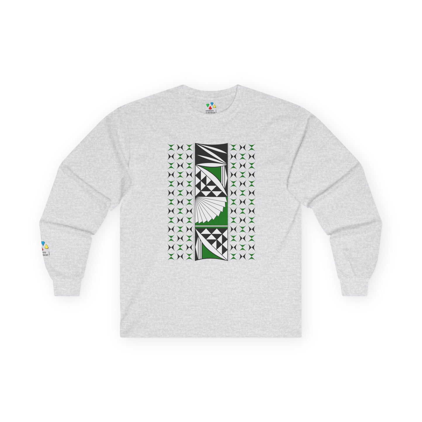 Southwest Sunrise in Green Unisex Long Sleeve Tee