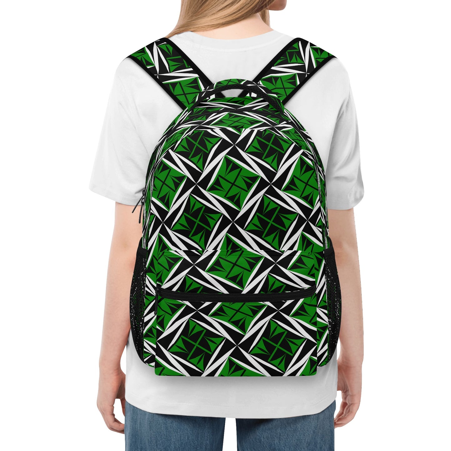 Sacred Winds in Green Backpack