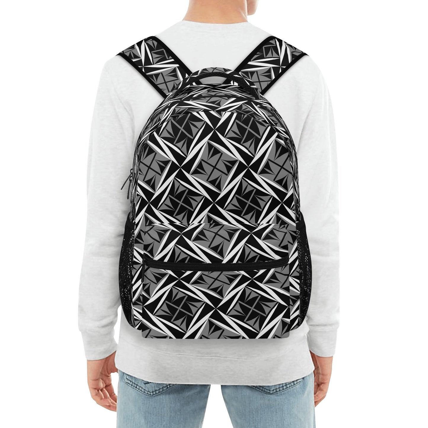 Sacred Winds in Charcoal Backpack