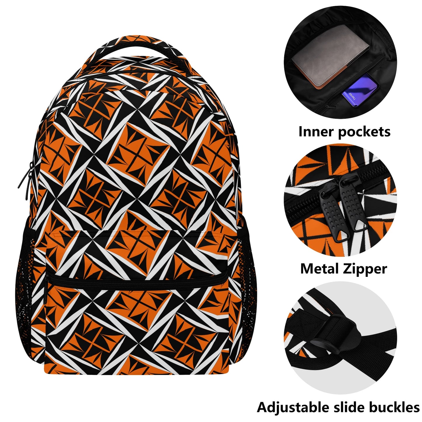 Sacred Winds in Orange Backpack