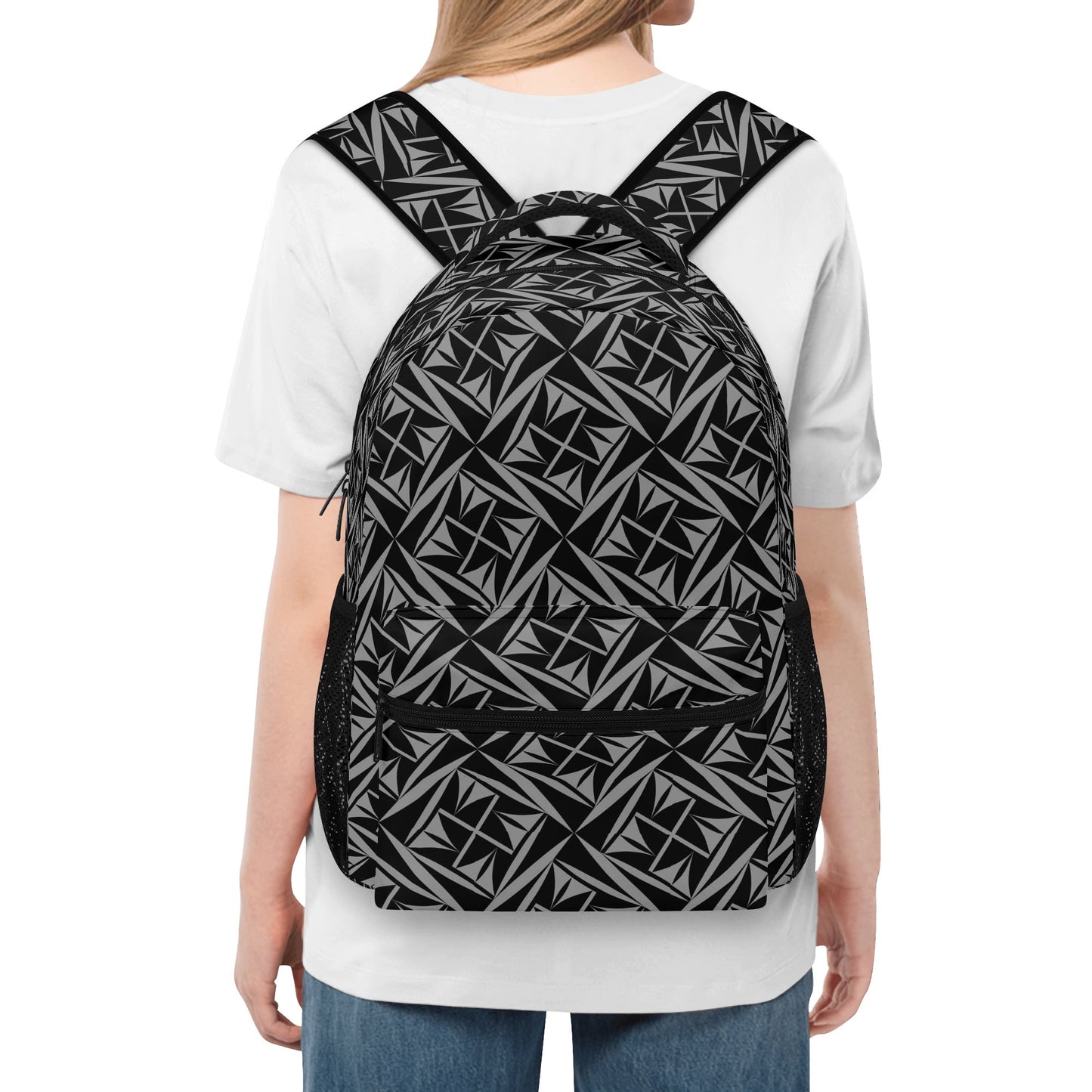 Sacred Winds in Charcoal Backpack