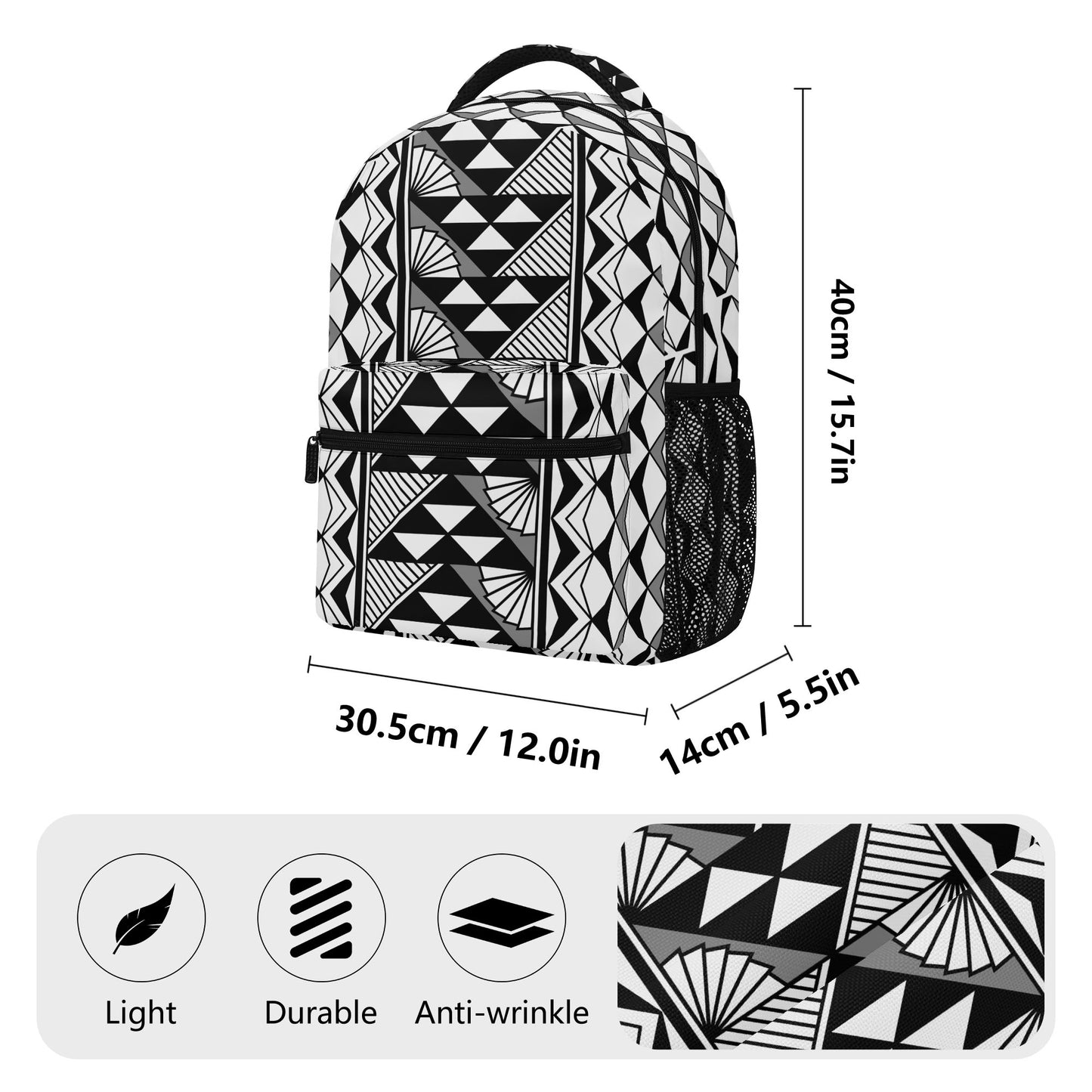Sun and Rain in Gray Backpack
